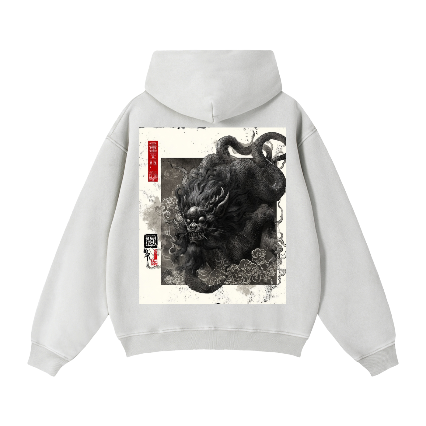 Zip-Through Boxy Fleece Hoodie